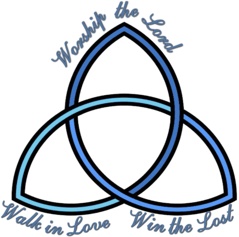 Worship Love Win Christian Triquetra Graphic PNG