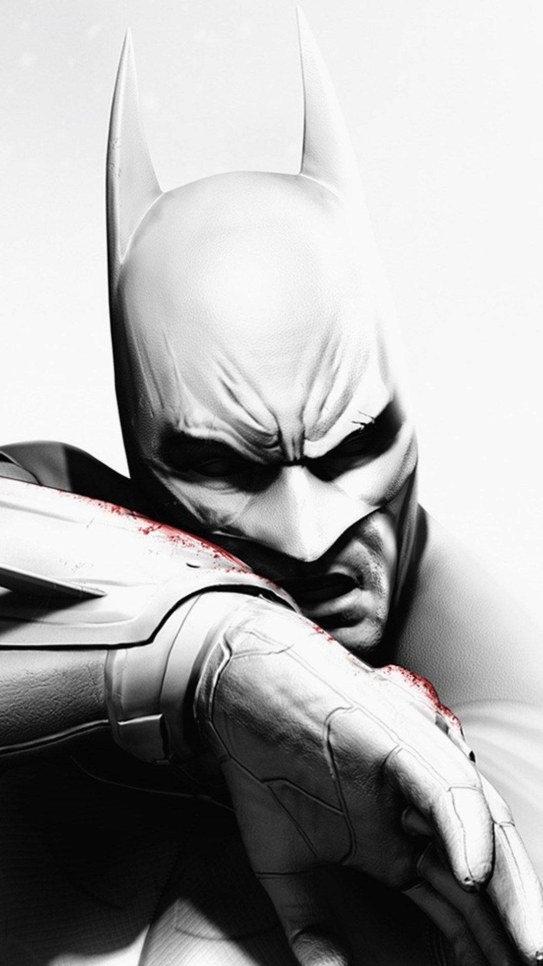 Wounded Batman Arkham Knight iPhone Wallpaper