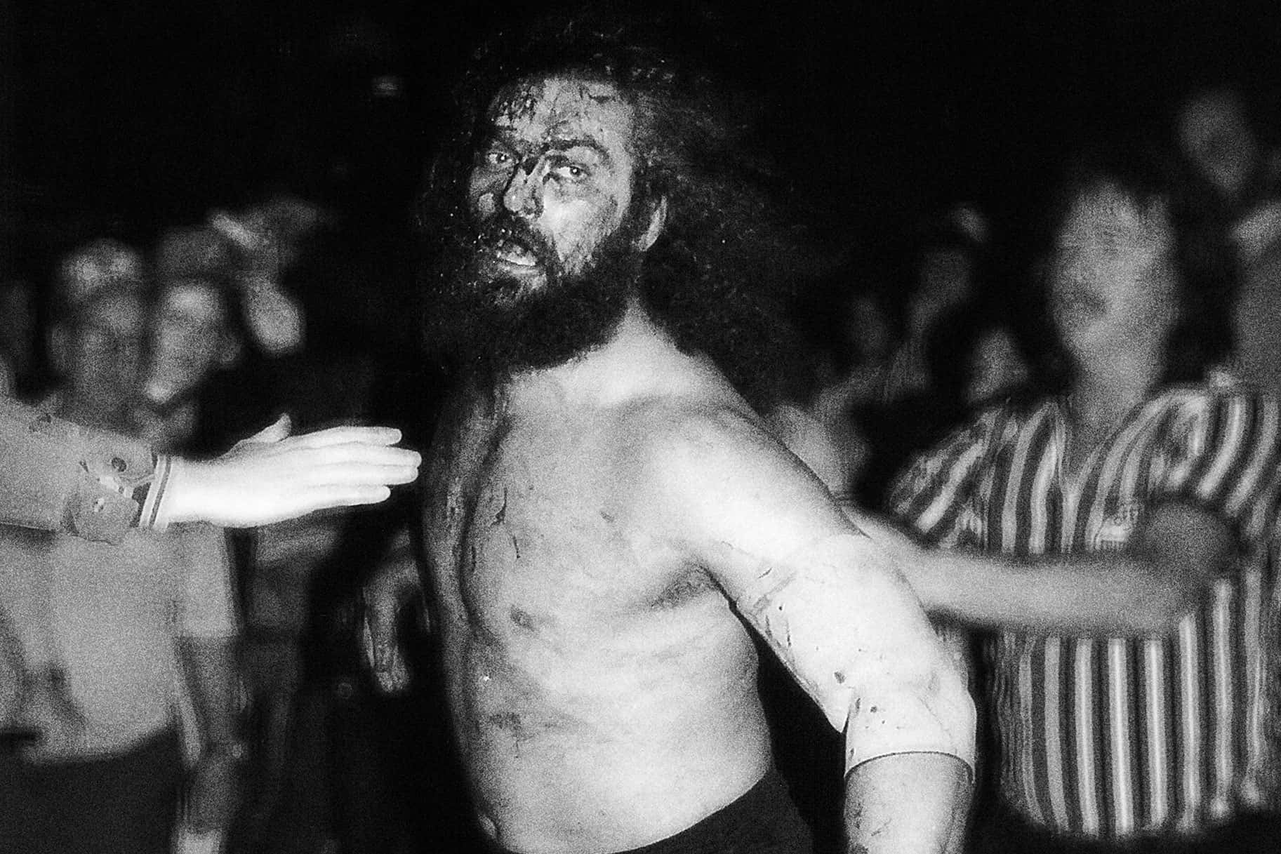 Download Wounded Face Of Bruiser Brody Wallpaper Wallpapers Com