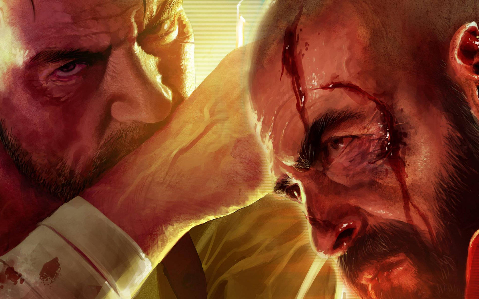 Wounded Max Payne: A Tale of Resilience and Determination Wallpaper