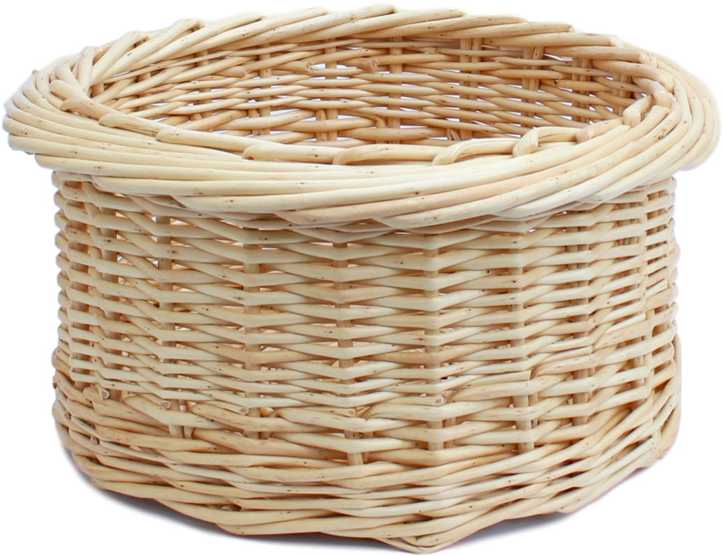 Woven Rattan Basket Isolated.png PNG