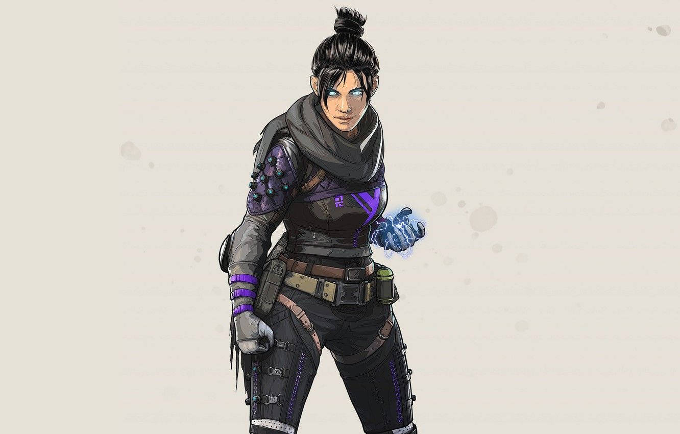 Trickster Wraith Ready For Battle In Apex Legends Wallpaper