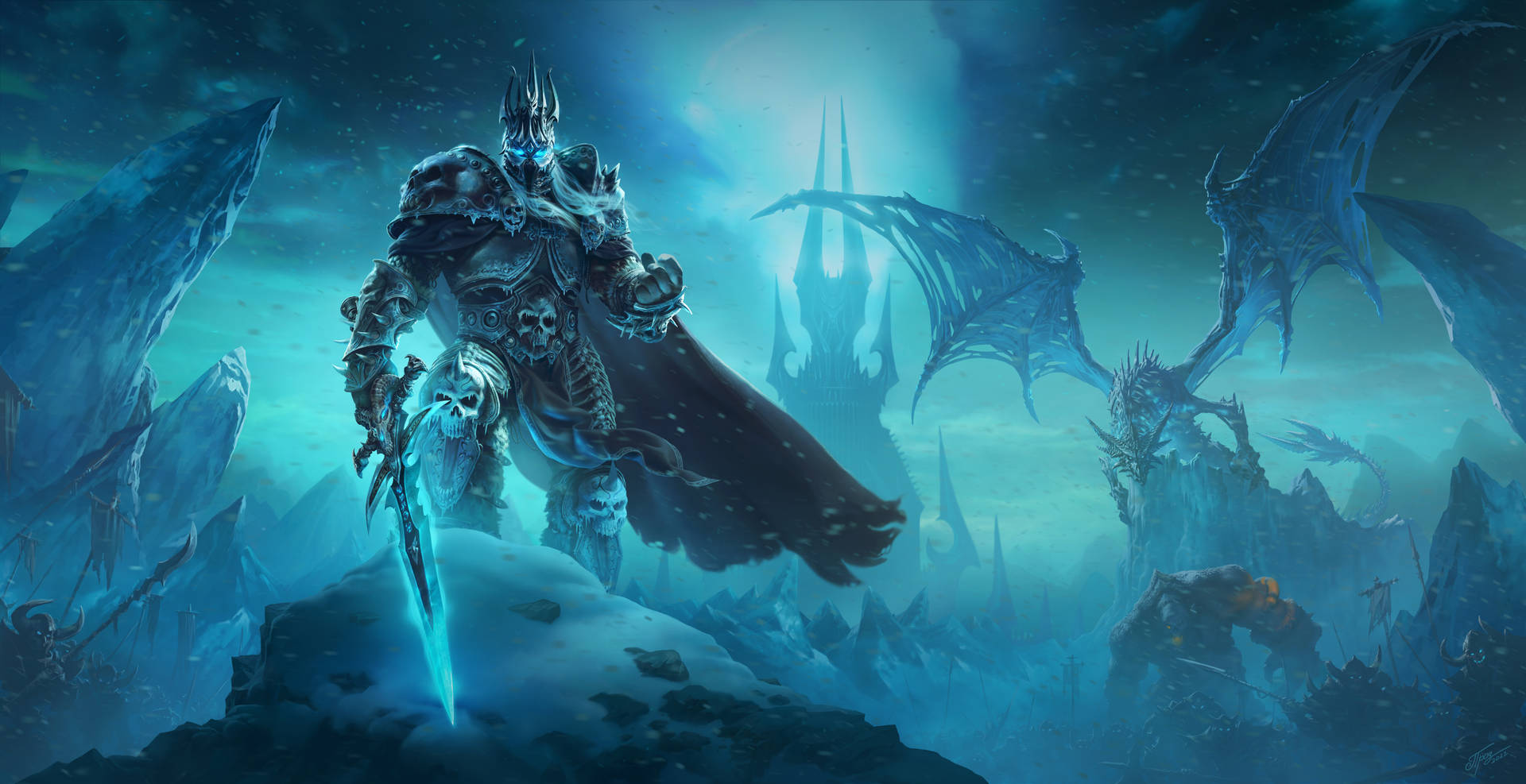 Wrath Of The Lich King Aesthetic Wallpaper