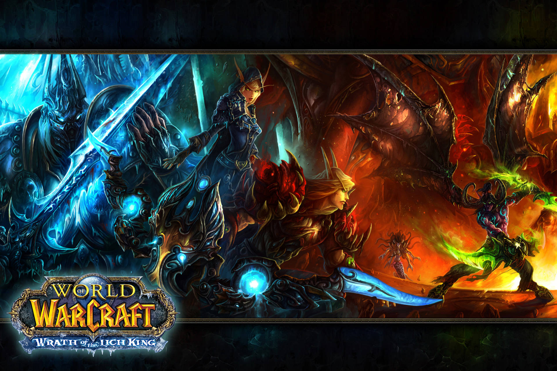 Wrath Of The Lich King Bosses Wallpaper