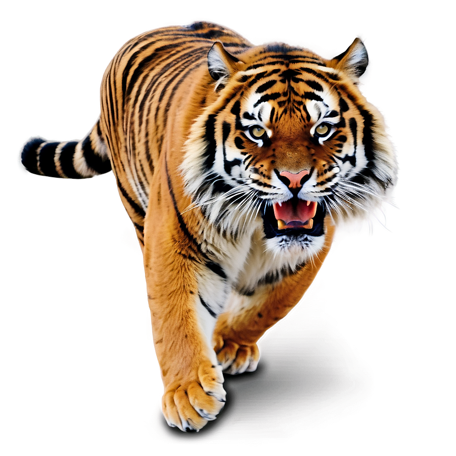 Wrathful Siberian Tiger Png 06252024 PNG