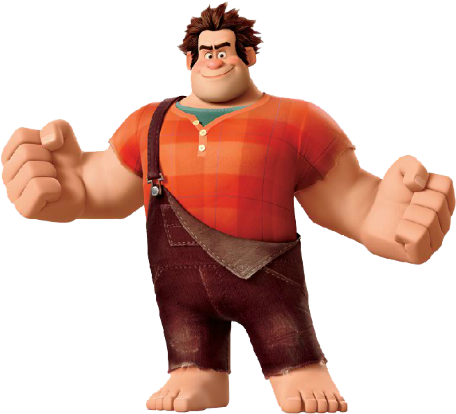 Wreck It Ralph Character Pose PNG