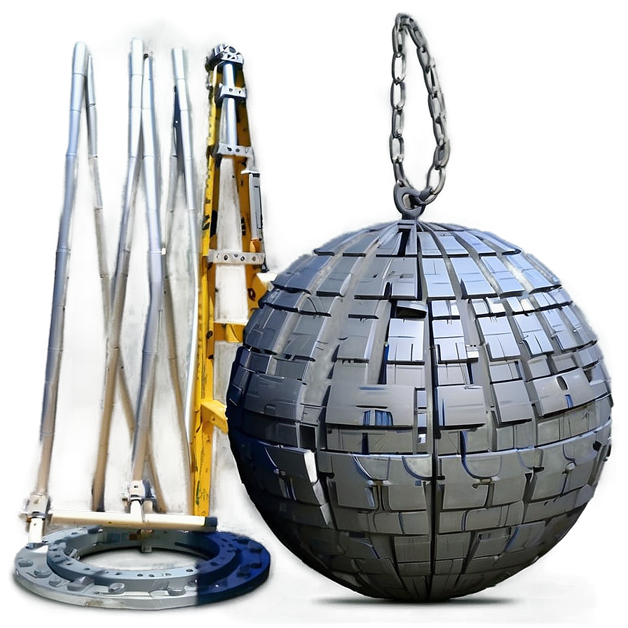 Wrecking Ball For Infrastructure Projects Png 77 PNG