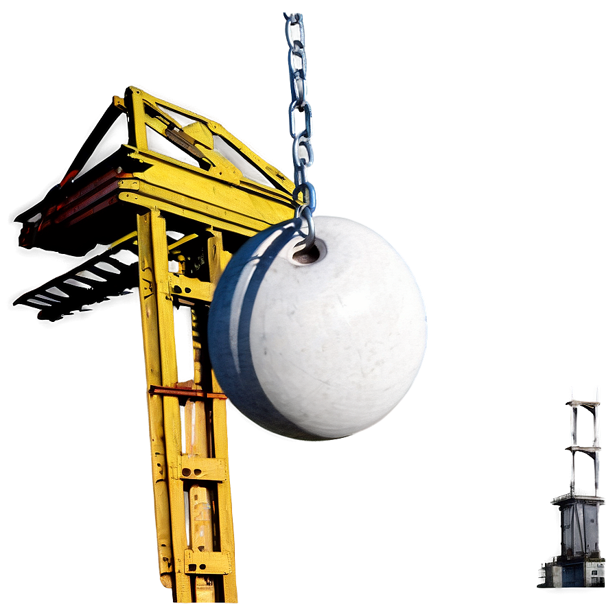 Wrecking Ball In Urban Development Png Ioq16 PNG