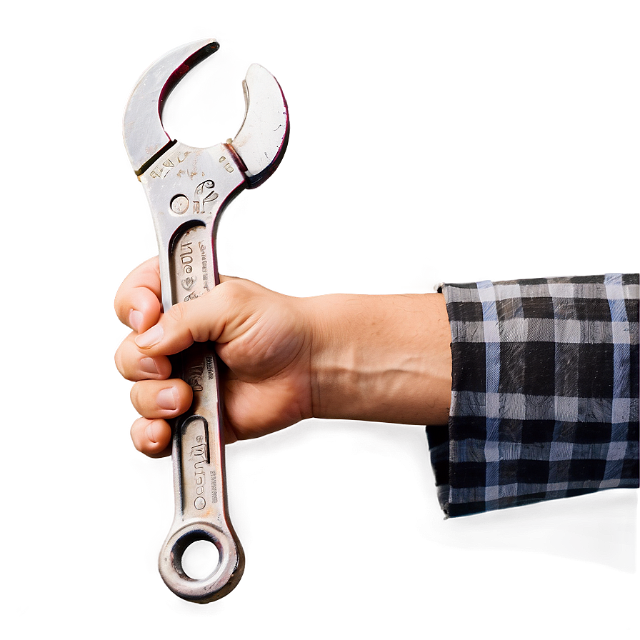 Wrench In Hand Png 4 PNG