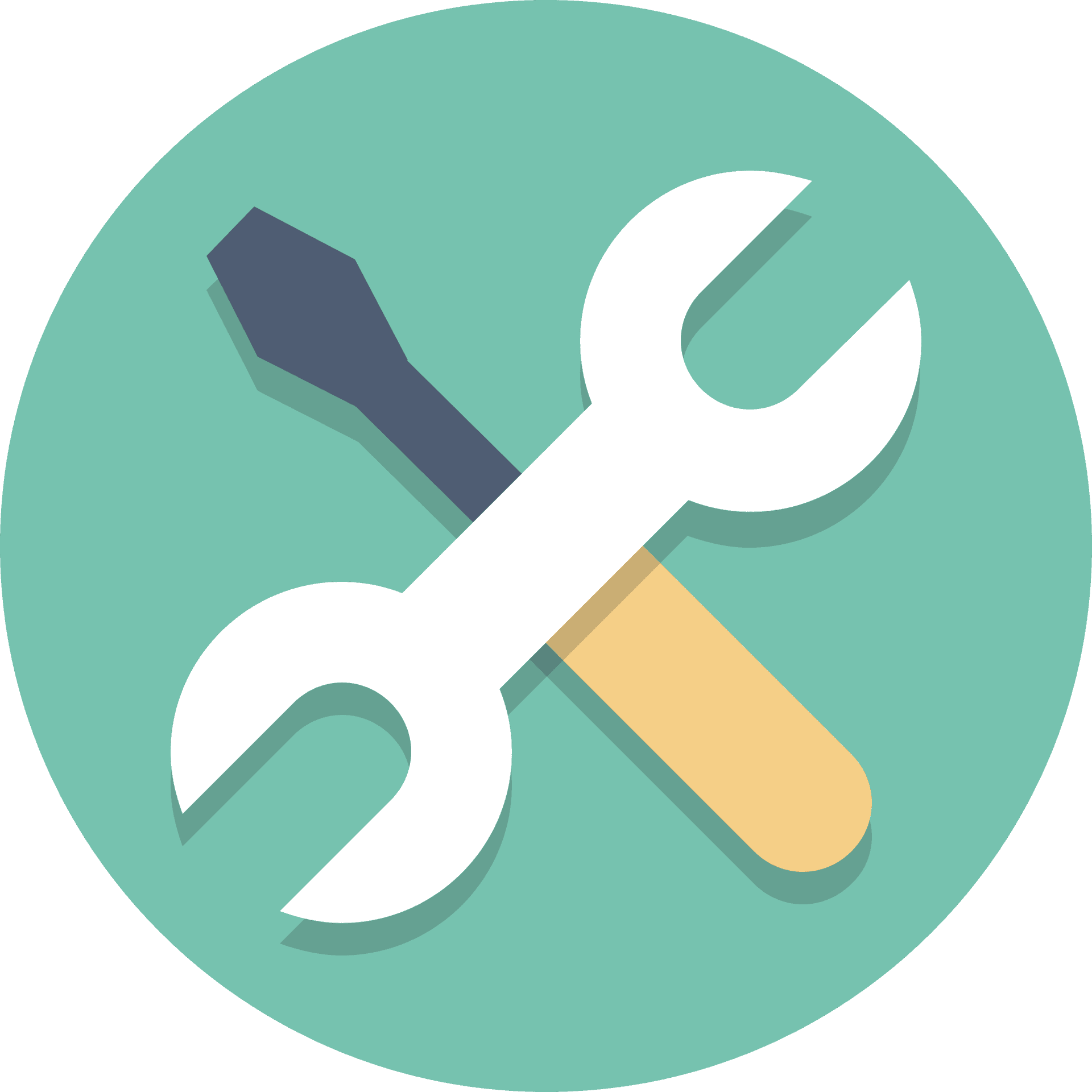 Wrenchand Screwdriver Icon PNG