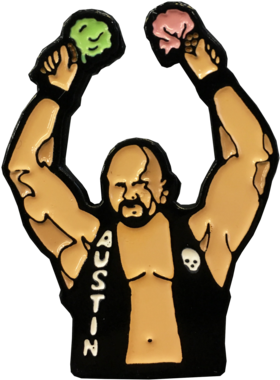 Wrestler Austin Victory Pose PNG