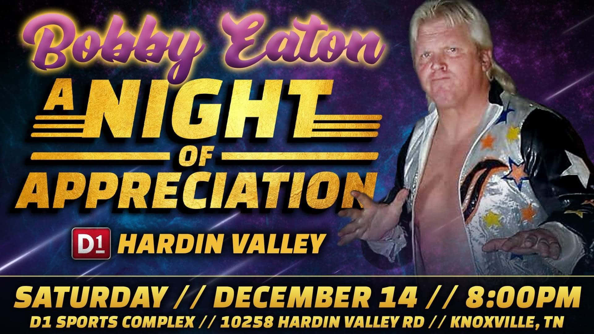 Wrestler Bobby Eaton Night Of Appreciation Wallpaper