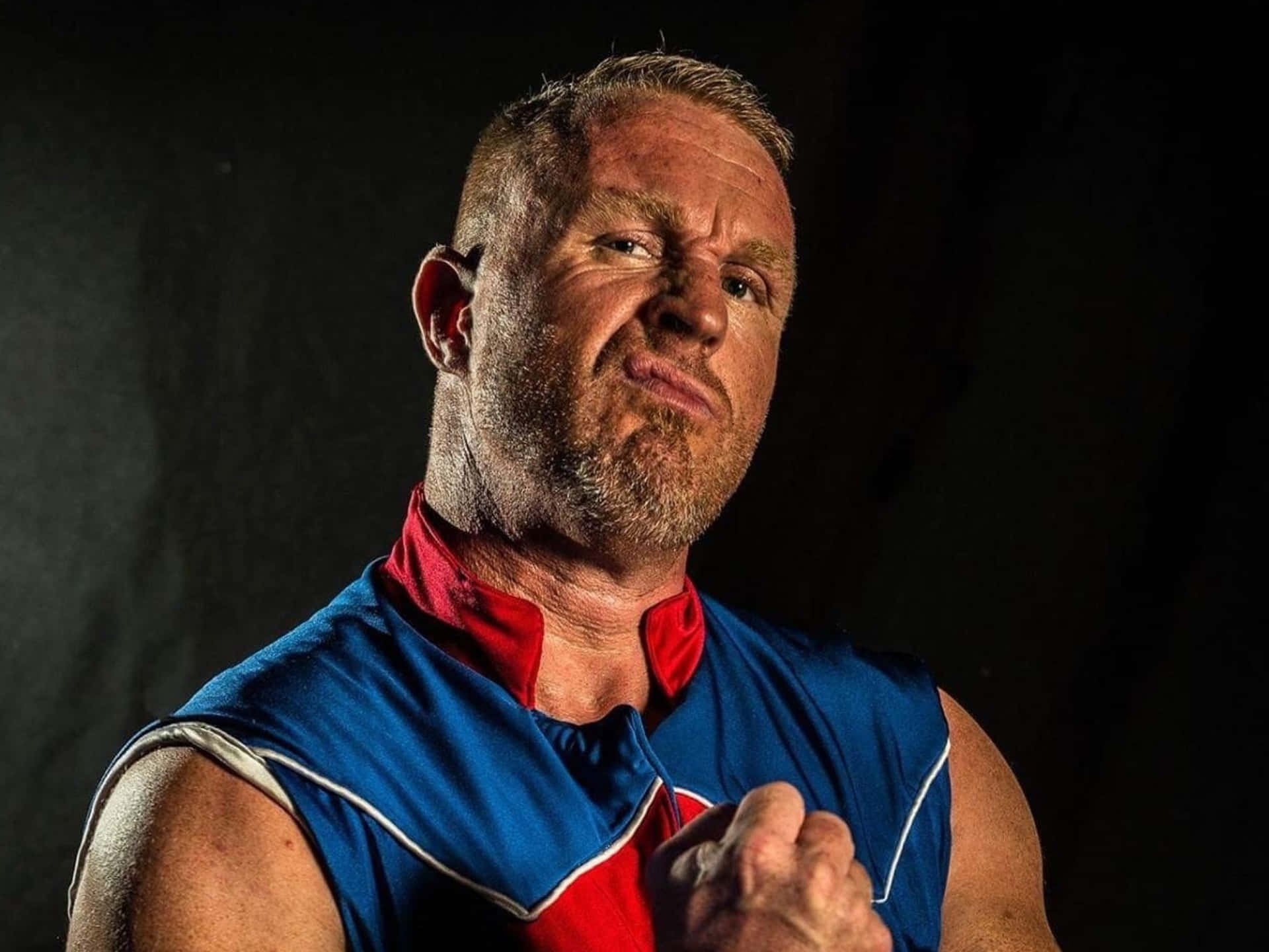 Wrestler Doug Williams Funny Face Picture
