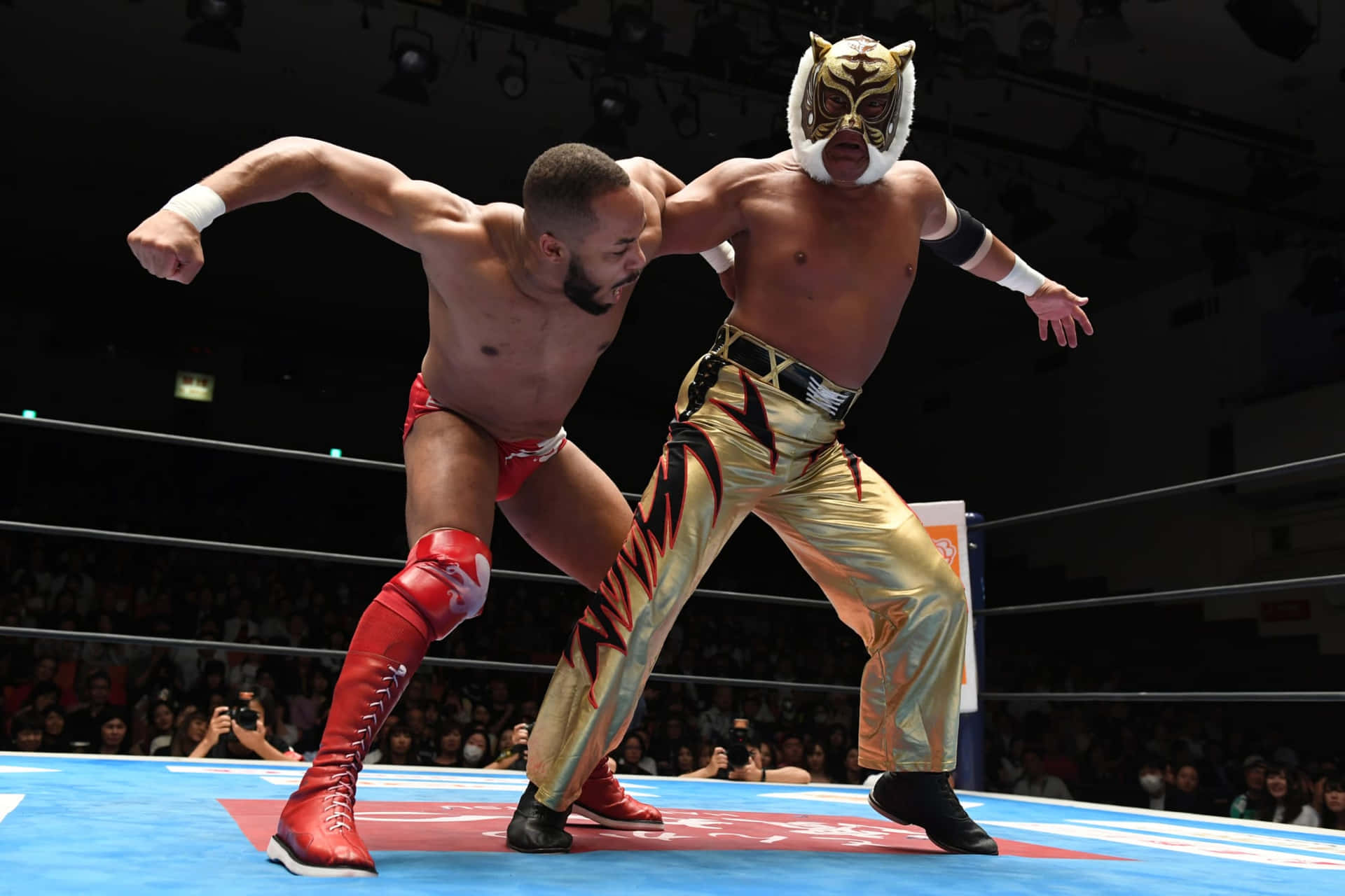 Wrestler Jonathan Gresham And Ryusuke Taguchi Wallpaper