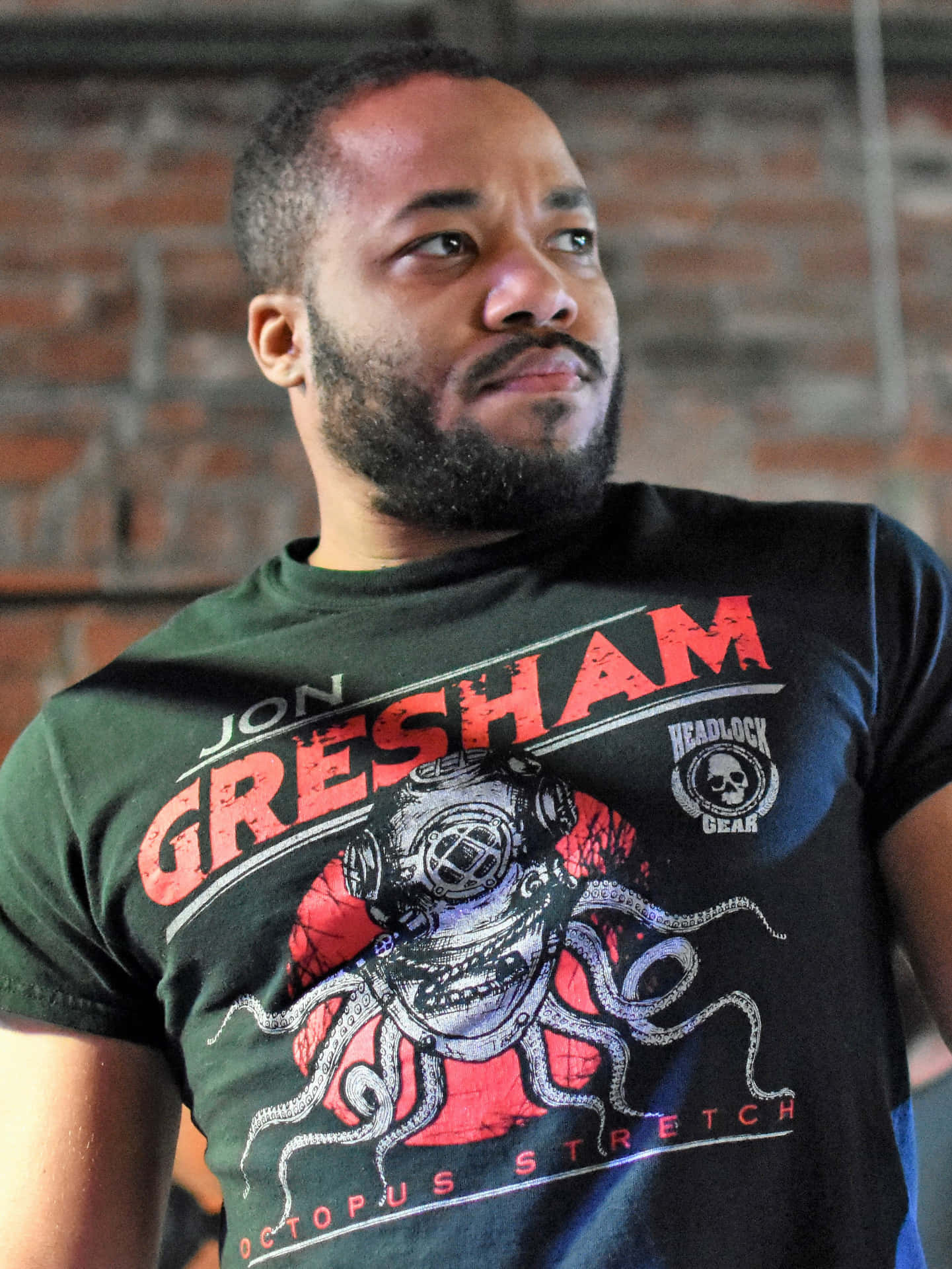 Wrestler Jonathan Gresham Portrait Wallpaper