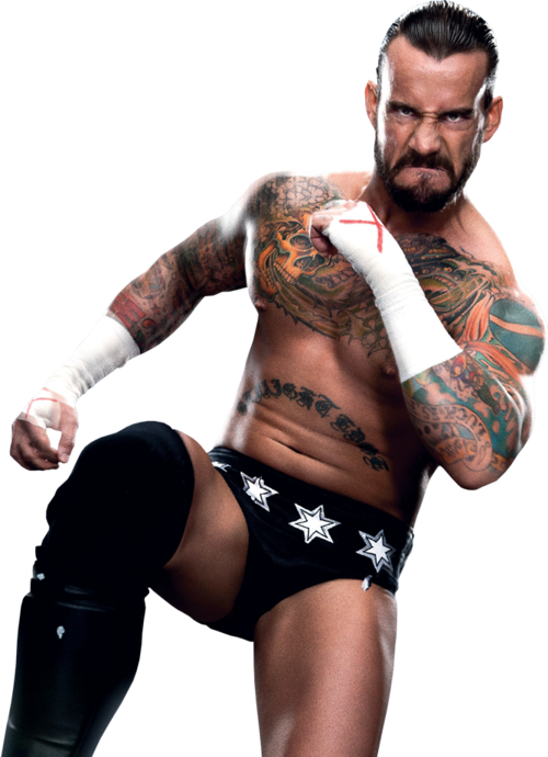 Wrestler Posewith Tattoos PNG