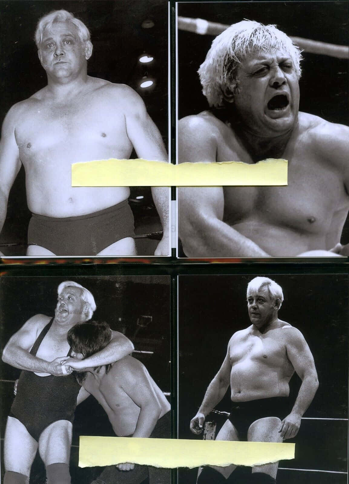 Wrestler Ray Stevens Collage Wallpaper