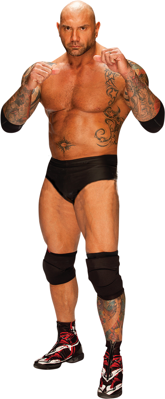 Wrestler_ Batista_ Posing PNG