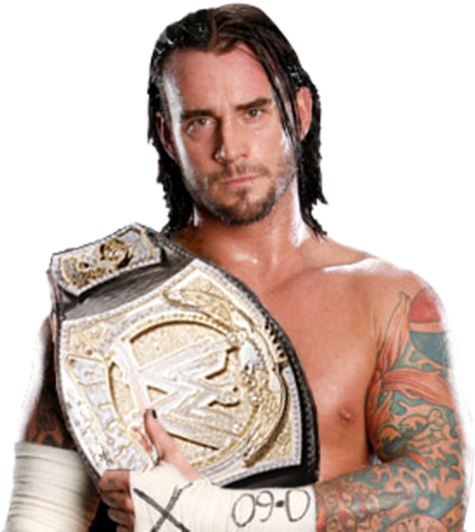 Wrestler_with_ Championship_ Belt PNG