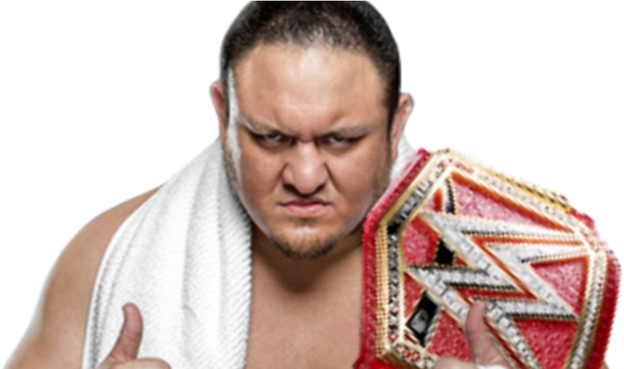 Wrestler_with_ Championship_ Belt PNG