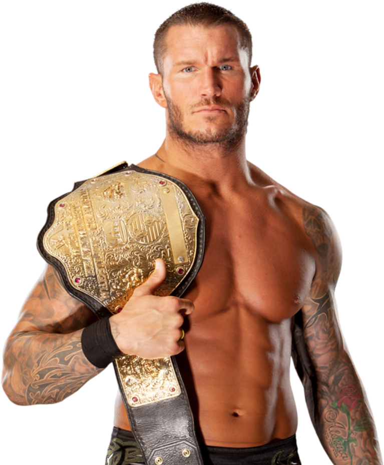 Wrestler_with_ Championship_ Belt PNG