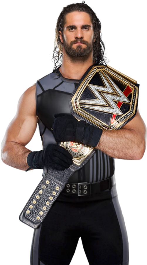 Wrestling Championwith Belt PNG