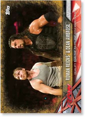 Wrestling Duo Topps Card PNG