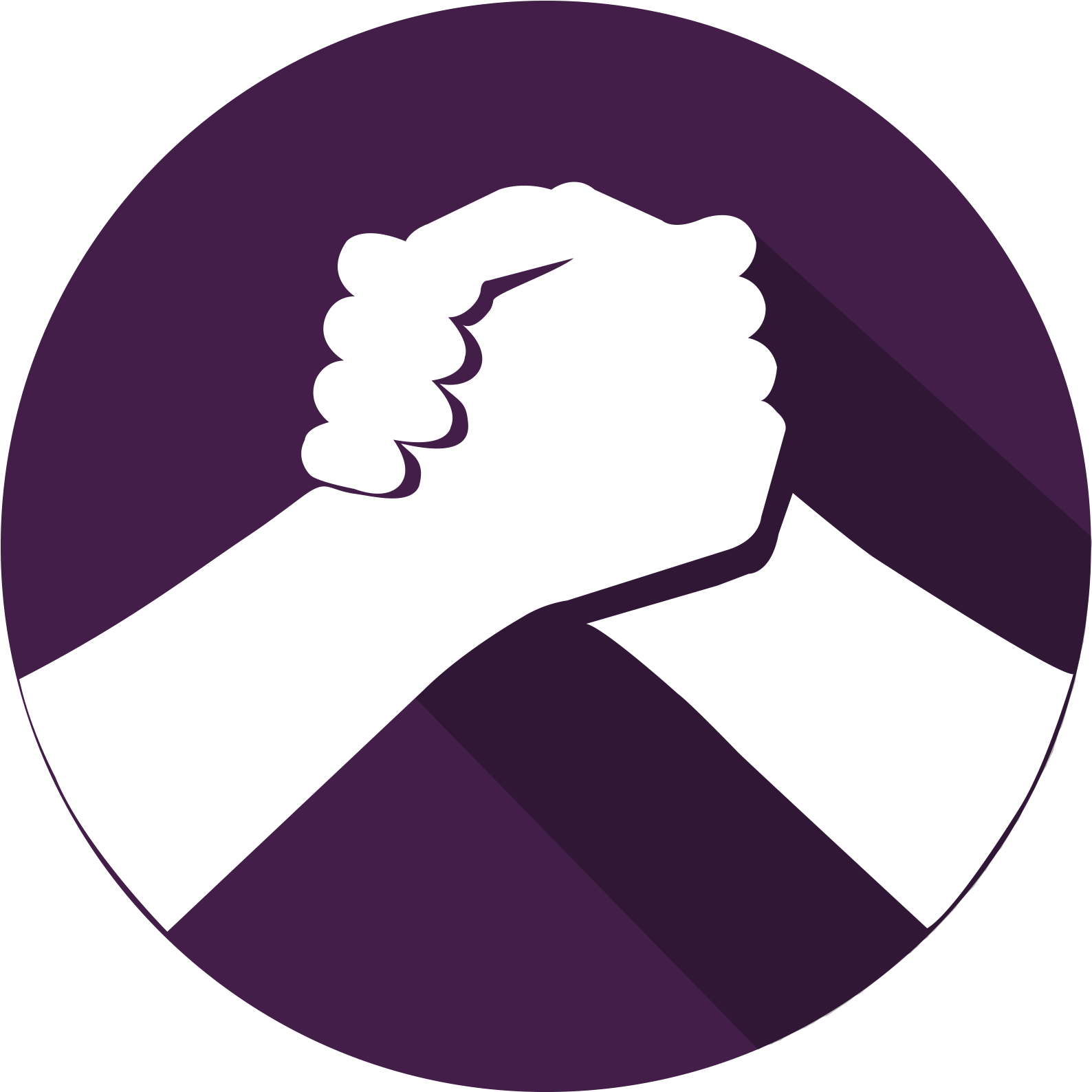 Wrestling Handshake Icon PNG