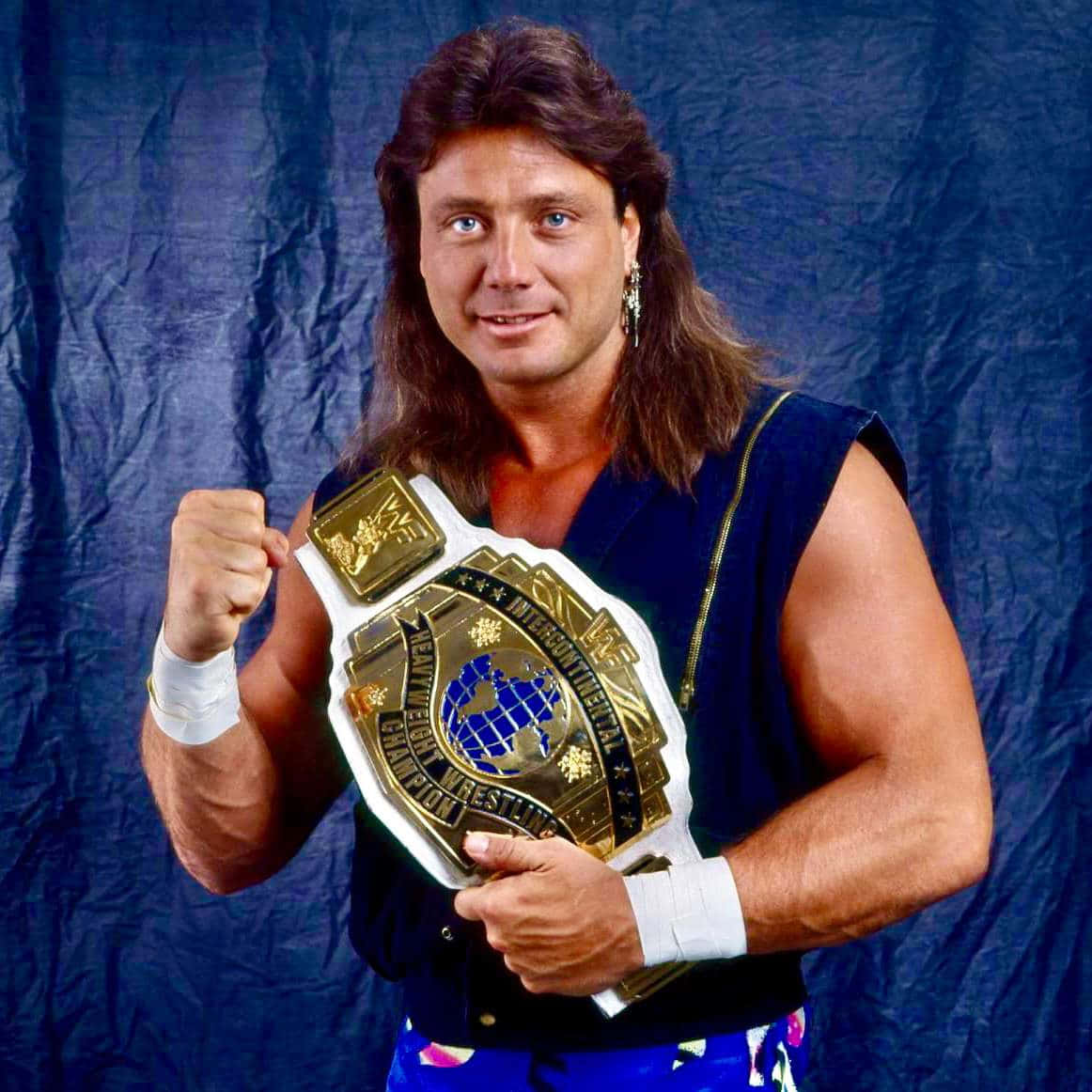 Wrestling Legend Marty Jannetty Intercontinental Champion Picture
