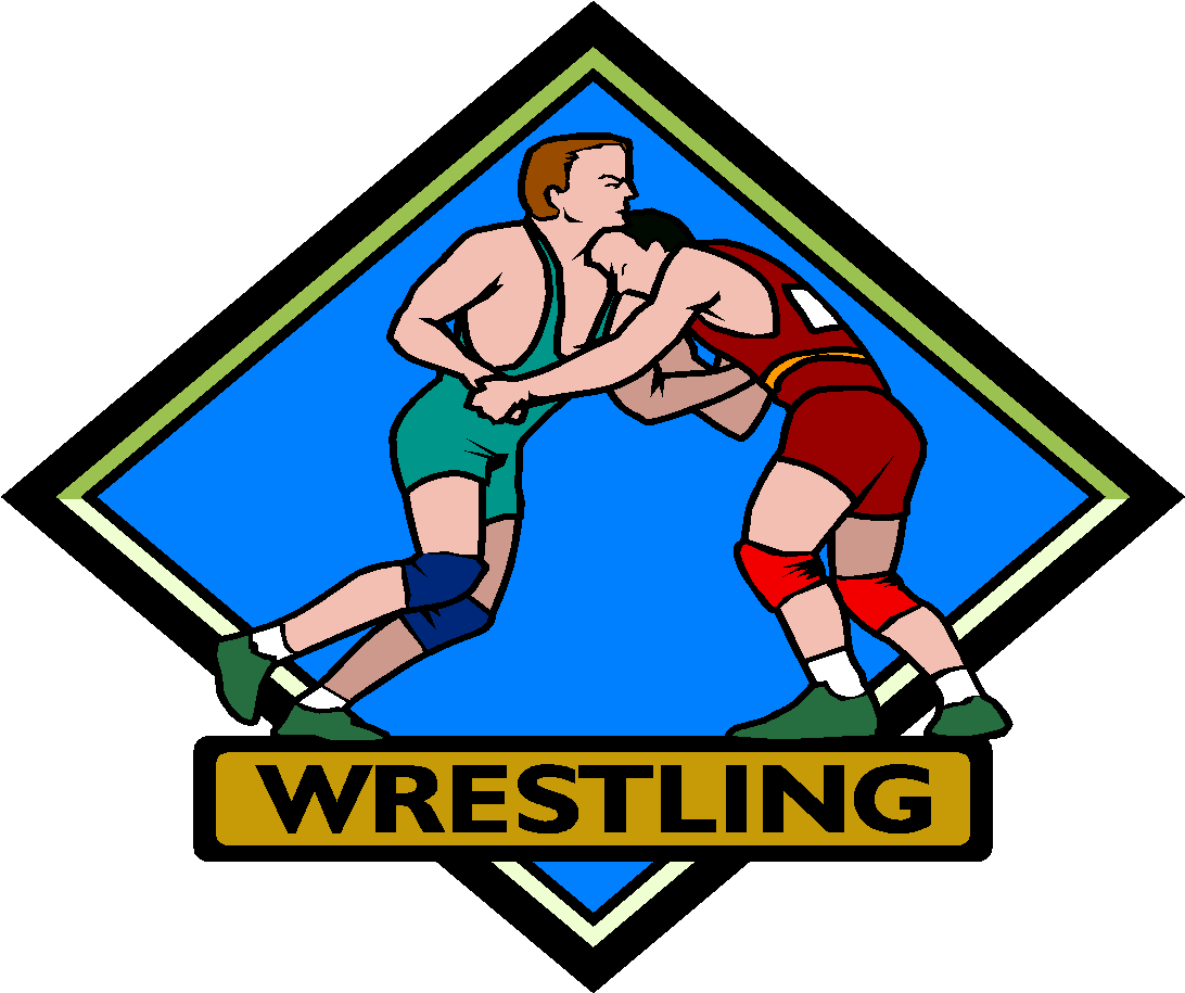 Wrestling Match Graphic PNG