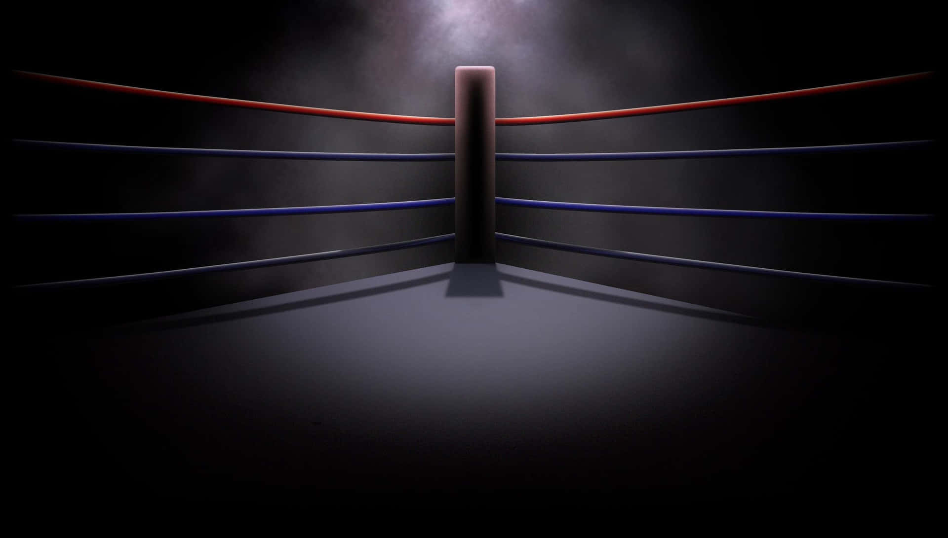 A Dark Background With A Boxing Ring