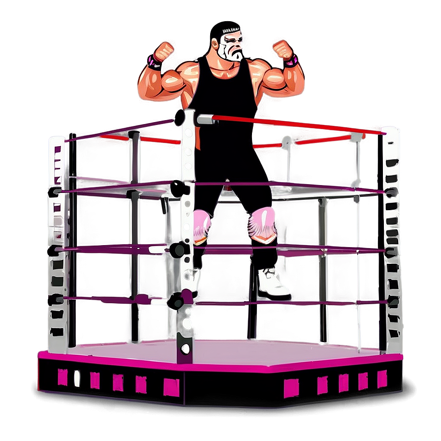 Wrestling Ring Cage Match Png Uit41 PNG