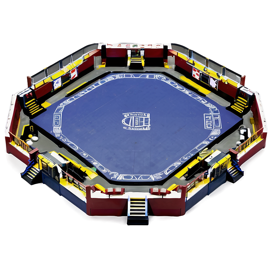 Wrestling Ring Floor Plan Png 06212024 PNG