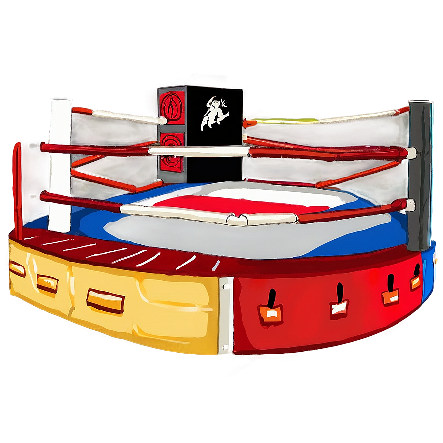 Wrestling Ring For Training Png 06202024 PNG