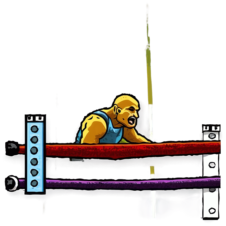 Wrestling Ring Night Event Png Lhv56 PNG