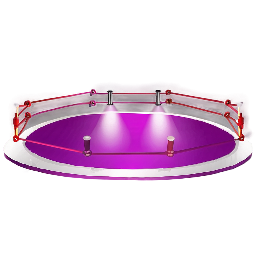 Wrestling Ring Under Spotlight Png Wix79 PNG