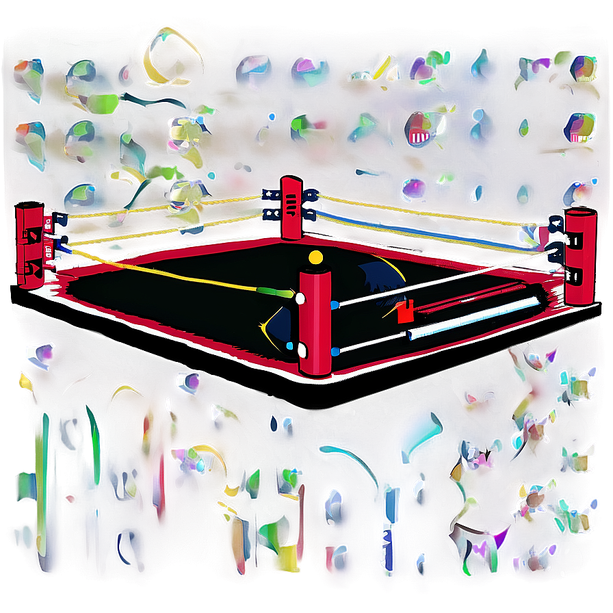 Wrestling Ring With Crowd Png Uws PNG