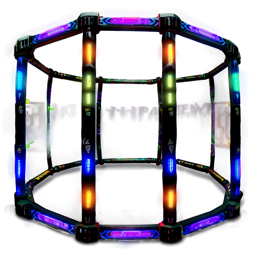 Wrestling Ring With Led Lights Png Nxs PNG