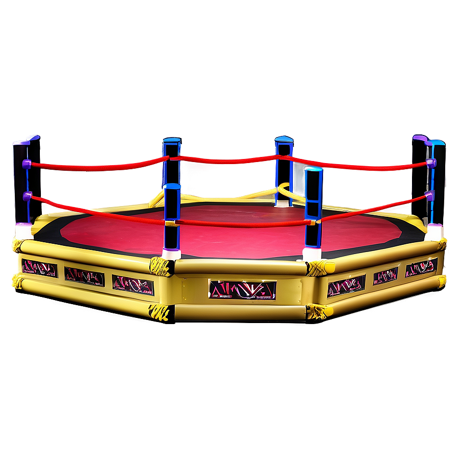 Wrestling Ring With Ropes Png Axh29 PNG