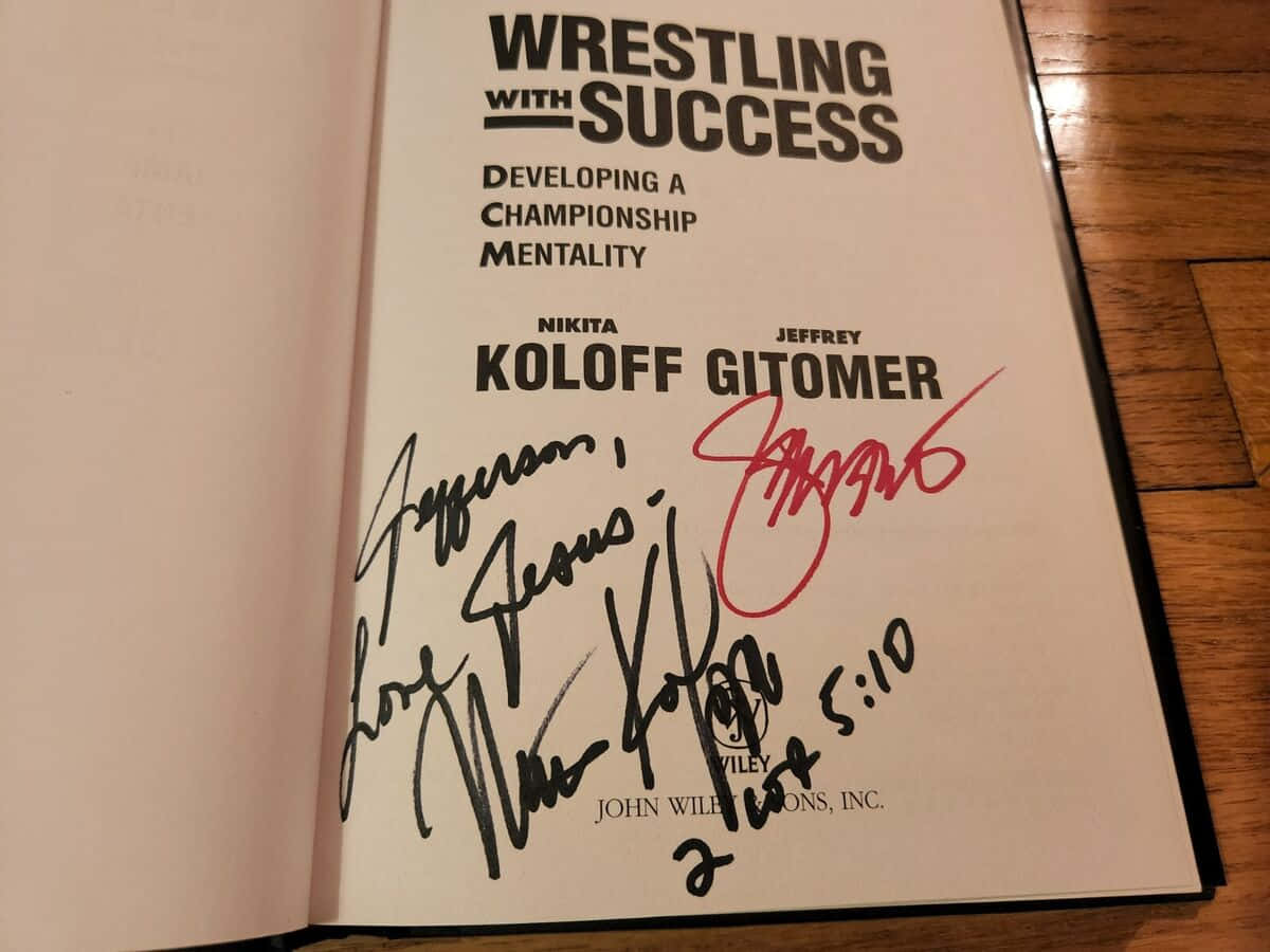 Wrestling With Success Book Signature Wallpaper