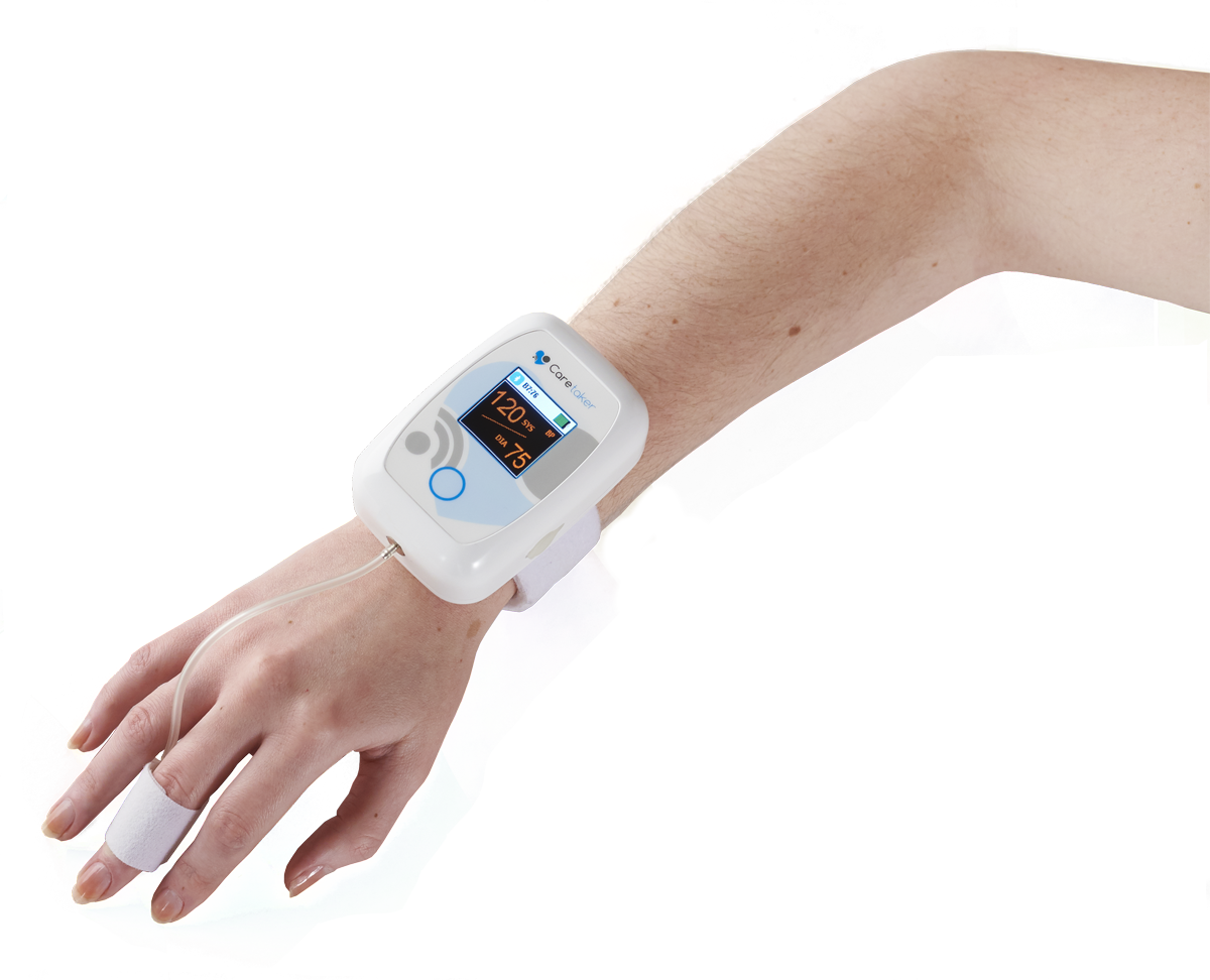 Wrist Blood Pressure Monitorin Use PNG