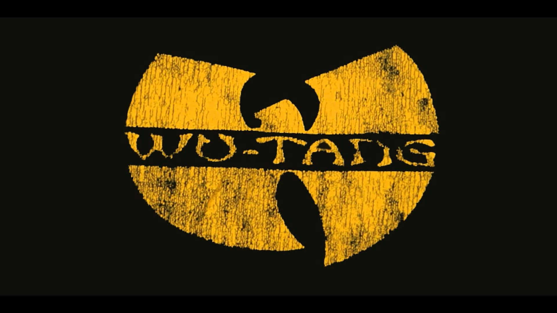 Beskriv grafikken af det officielle logo til Wu-Tang Clan. Wallpaper