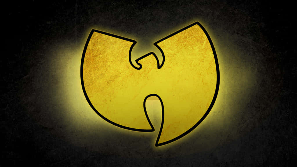 Beschreibungdas Offizielle Logo Des Wu-tang Clan, Eine Gelbe Sonne Mit Neun Roten Sternen Auf Schwarzem Hintergrund, Repräsentiert Neun Gründungsmitglieder Des In New York Ansässigen Hip-hop-kollektivs. Wallpaper