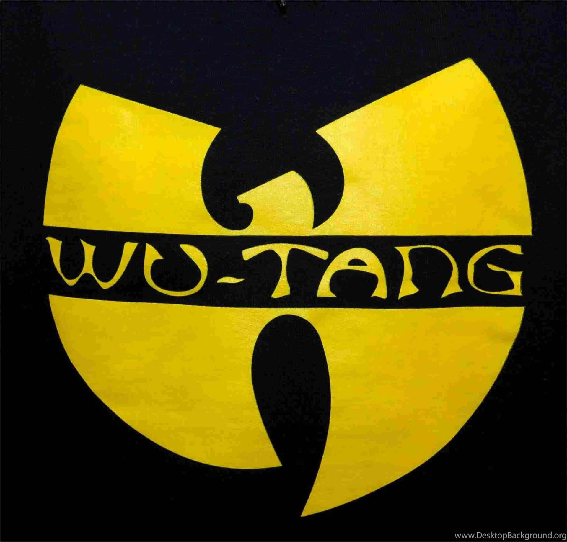 Sfondocon Il Logo Dei Wu Tang Sfondo