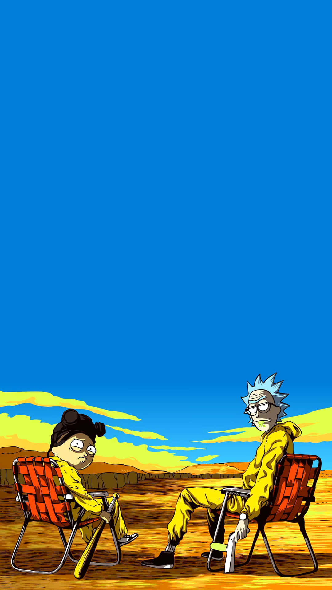 Wubba Lubba Dub Dub - The Exciting Adventures of Rick and Morty Wallpaper