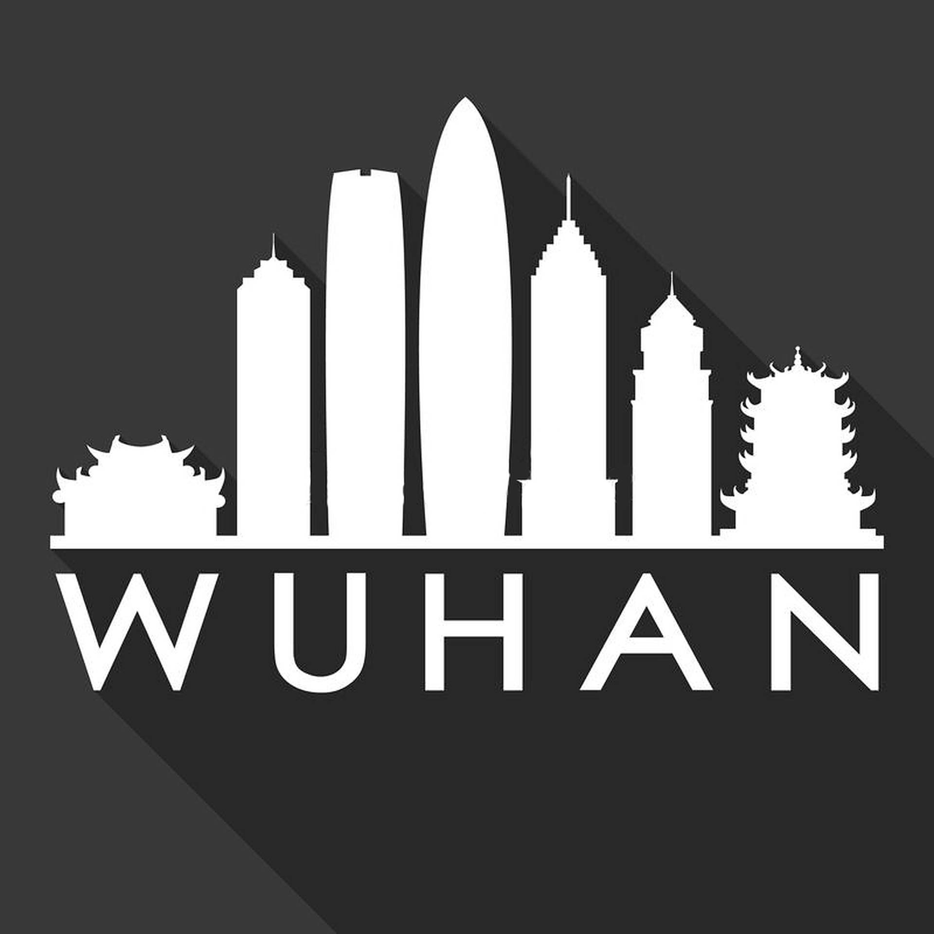 Arte Dei Grattacieli Di Wuhan Sfondo