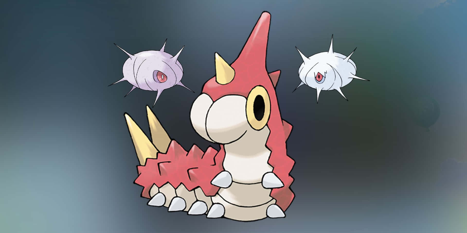 Wurmple With Mini Silcoon And Cascoon Wallpaper
