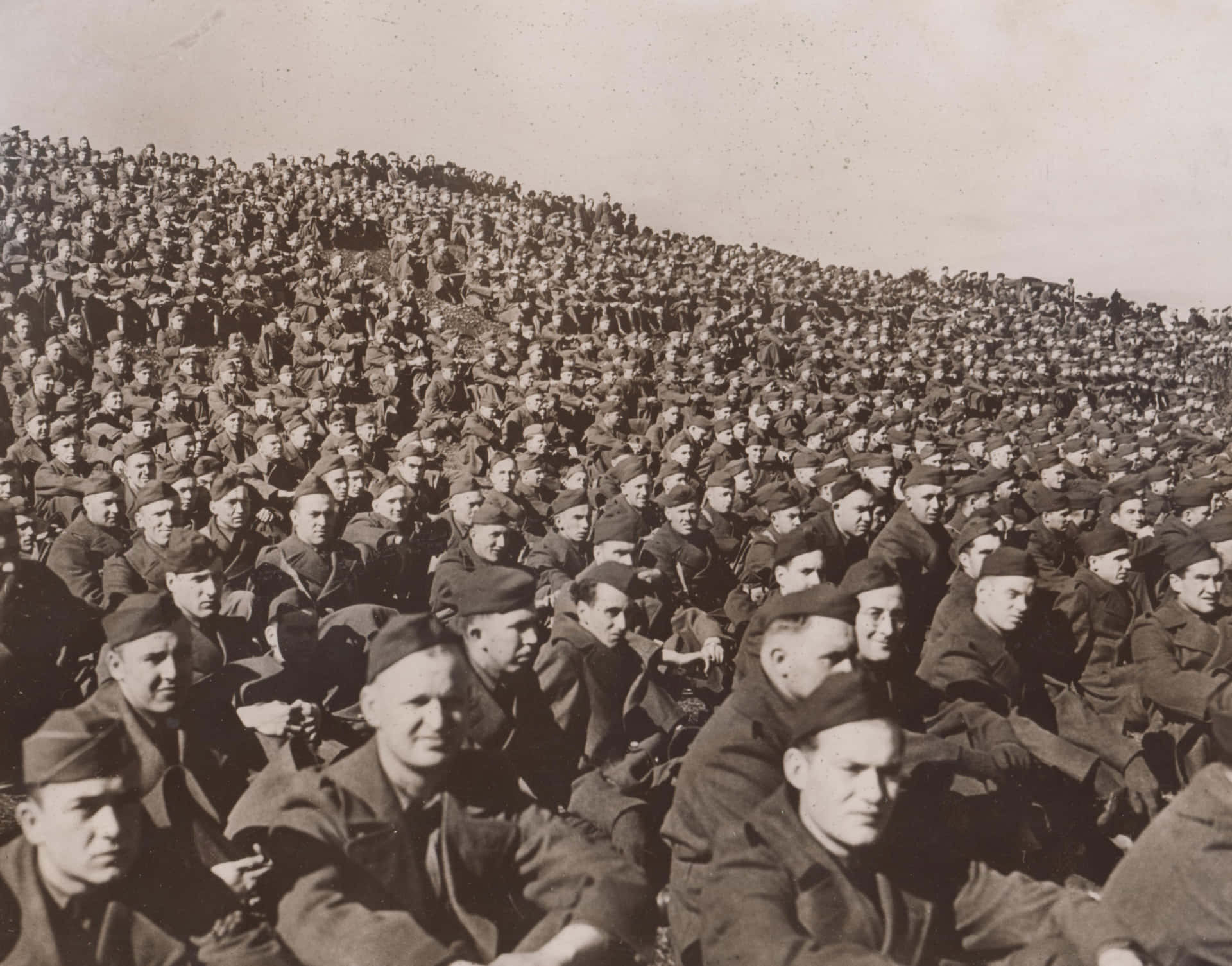 Einegruppe Von Soldaten Während Des Zweiten Weltkriegs