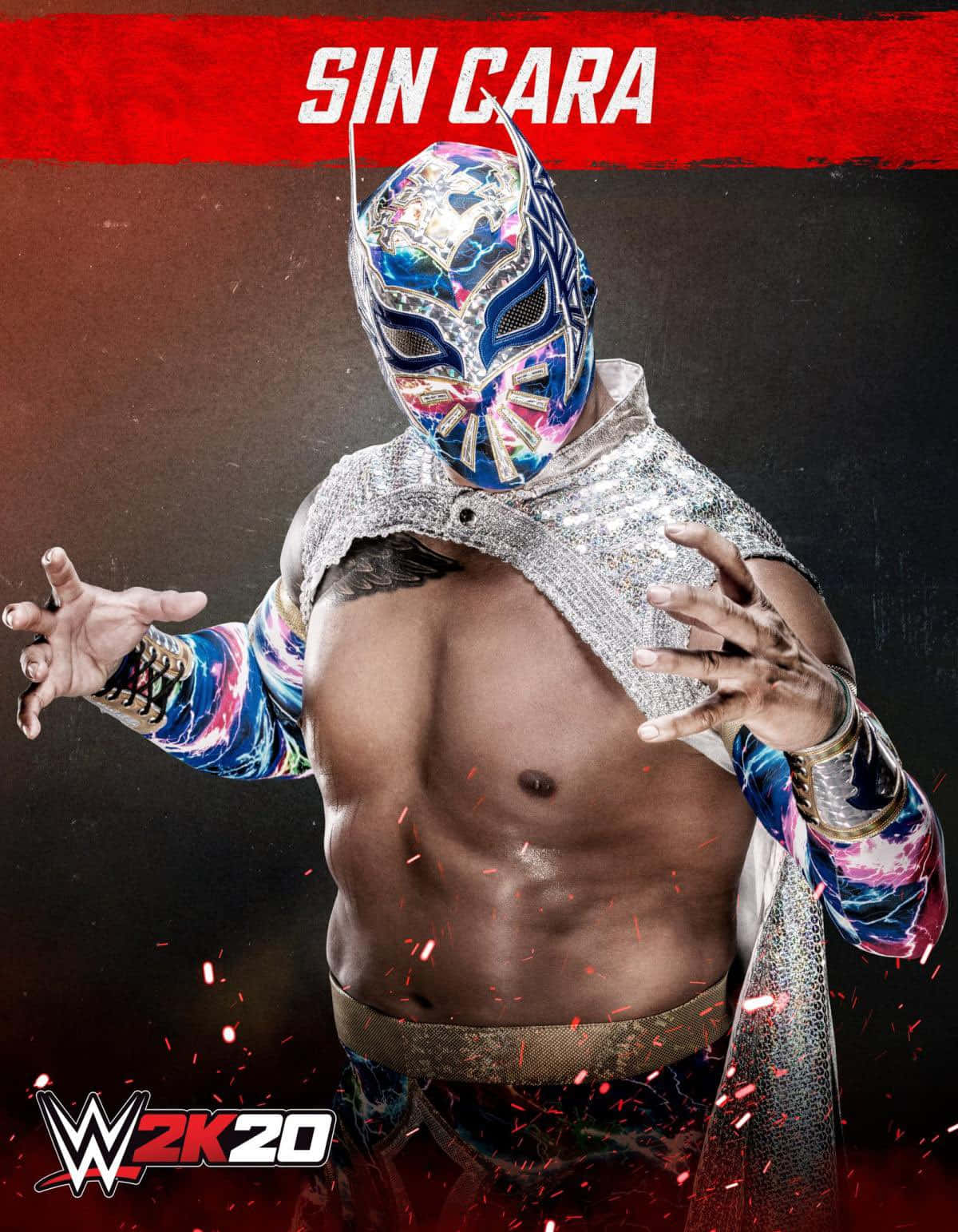 Powerful Sin Cara, WWE's High-flyer Athlete in Action Wallpaper
