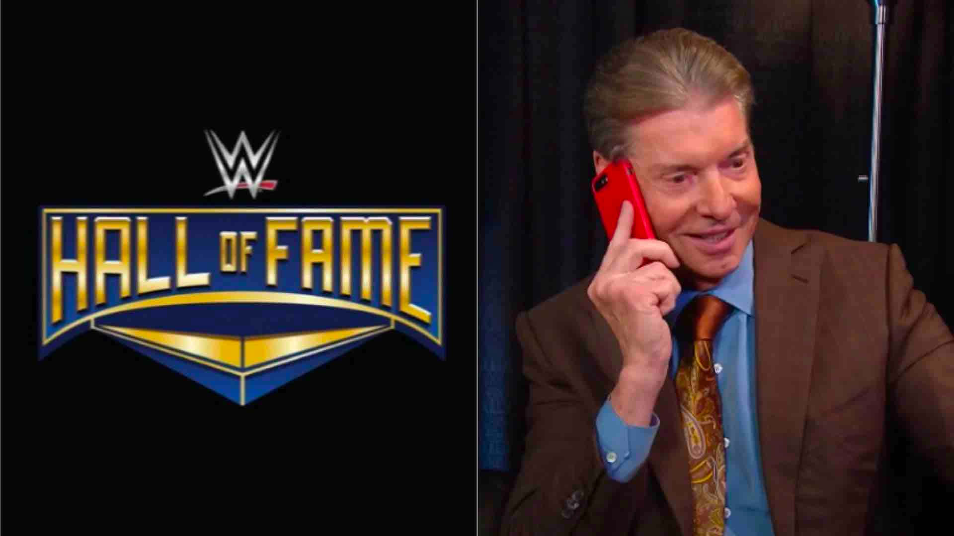 Wwe Ceo Vince Mcmahon Hall Of Fame Poster Wallpaper